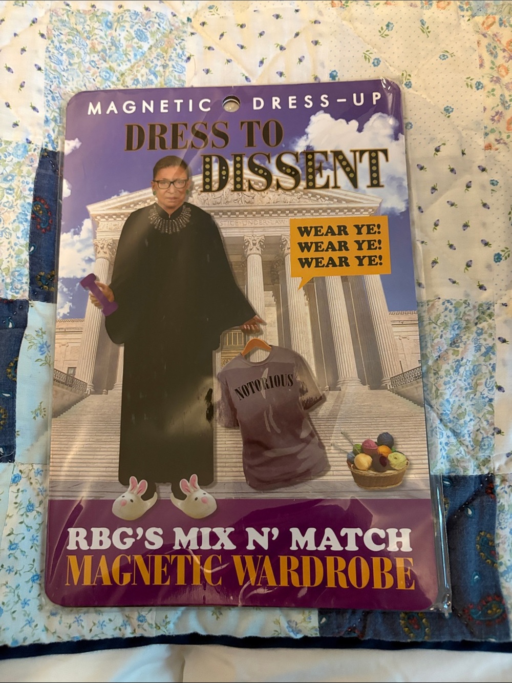 Magnetic Dress-Up Set – RBG Theme in Purple